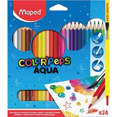 Maped Akvarelové pastelky Color Peps Aqua 24ks – Zboží Dáma