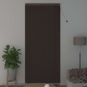 vidaXL Венецианска щора Тъмен кафяв 110 x 250 см 35 mm (42015593)