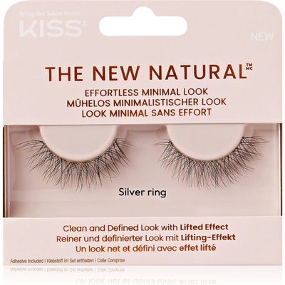 KISS The New Natural Effortless Minimal Look изкуствени мигли Silver Ring 1 чифт
