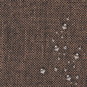 Nepremokavá látka imitujúca ľan 22, farba svetlo- hnedá, metráž 160 cm