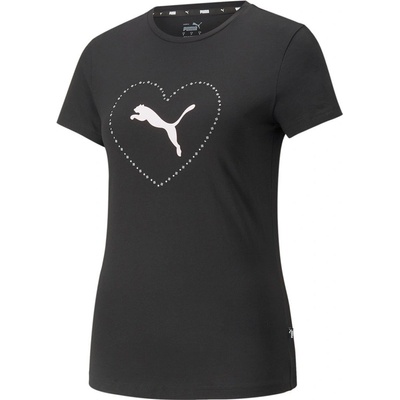 Puma VALENTINE´S DAY GRAPHIC TEE Dámske tričko biela