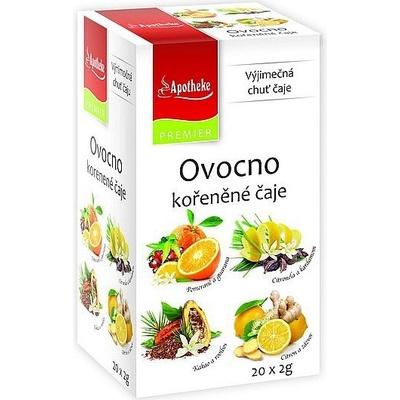Apotheke Ovocné korenené čaje 4v1 20 x 2 g