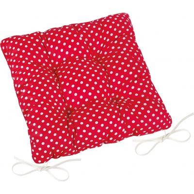Bellatex Adéla prošívaný červený kvítek 40 x 40 cm – Zboží Dáma