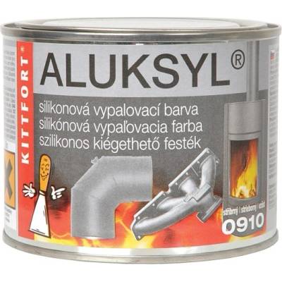 Kittfort Aluksyl vypalovací silikonová žáruvzdorná barva 80g stříbrná
