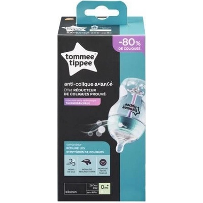 Tommee Tippee kojenecká láhev Advanced AntiColic vínová 260ml