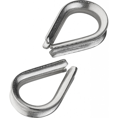 LUX Lanová očnica 2 ks, 10 mm