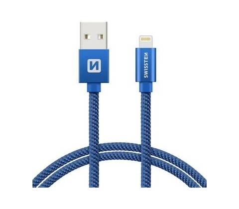 Swissten 71523308 USB / Lightning, 2m, modrý