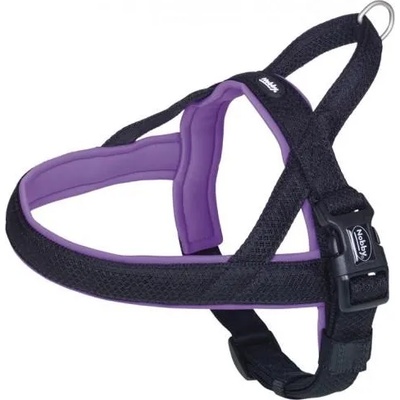 Nobby Нагръдник NORWEGIAN Mesh Preno NOBBY, найлон, мрежа и неопренова подплата, ширина 40-45 мм, обиколка - 75-98 + 62 см - лилав, Германия 80555-38