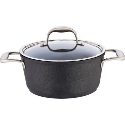 SKK Тенджера индукционна със стъклен капак Ø 24 см. - Н 11 см (-19541)