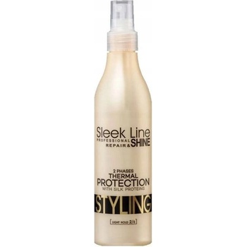 Stapiz Sleek Line Protection dvojfázový kondicionér pre tepelnú úpravu vlasov Contains a Linden Flower Extract that Protects Structure of Hair from High Temperatures. 300 ml