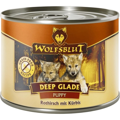 Wolfsblut Deep Glade Puppy jelen s dýní 200 g