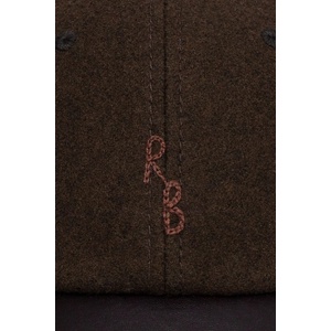 Ruslan baginskiy шапка с козирка дамска от вълнена материя Wool-blend Baseball Cap (BSB09.WA.P)