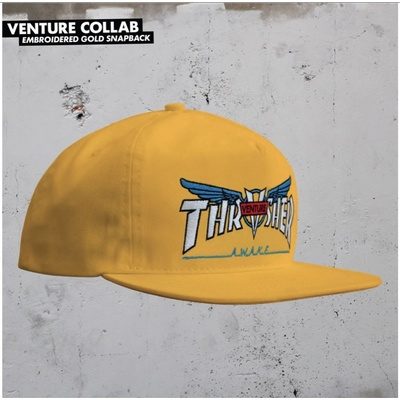 Thrasher X Venture Trucks gold