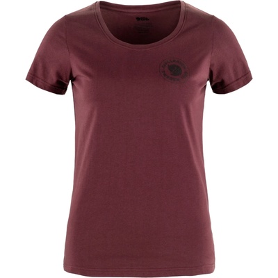 Fjällräven Дамска тениска Fjällräven Women's 1960 Logo T-shirt - Port (116-5715-1014)
