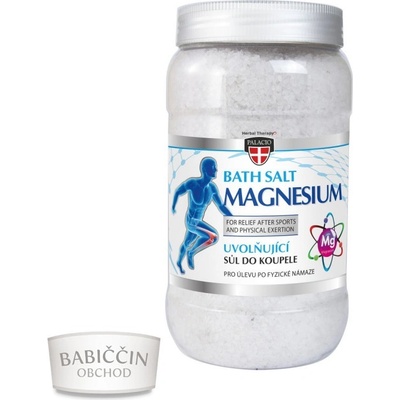 Palacio sůl do koupele Magnesium uvolňující 1200 g