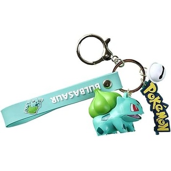 Prívesok na kľúče imago Pokémon s rolničkou Bulbasaur