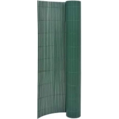 vidaXL Oboustranný zahradní plot 110 x 500 cm zelený