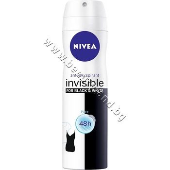 Nivea Дезодорант Nivea Invisible For Black & White Pure, p/n NI-82230 - Дамски дезодорант против изпотяване (NI-82230)