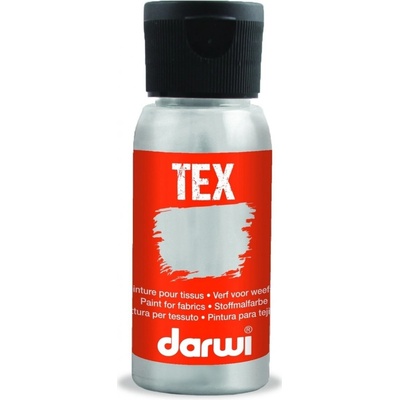 Darwi TEX Farba na textil 100050150 šedá 50 ml