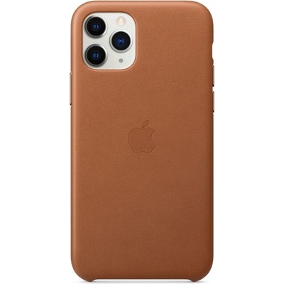 Apple Калъф за Apple iPhone 11 Pro, естествена кожа, Apple Leather Case MWYD2ZM/A, кафяв (MWYD2ZM/A)