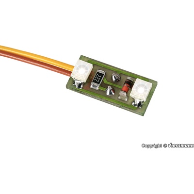Viessmann Osvětlení interiéru staveb 2x bílá LED 3ks 6018