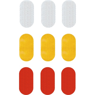 3M reflexní páska čtverečky 5 x 5 cm - mix 15 ks – Sleviste.cz