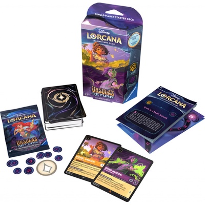Disney Lorcana TCG Return Ursula Starter Deck Amber/Amethyst