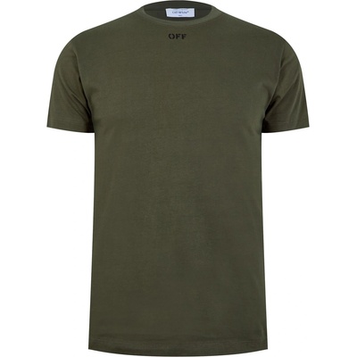 OFF WHITE Тениска OFF WHITE Men's Arrow Slim Cotton Short Sleeve T-Shirt - Khaki