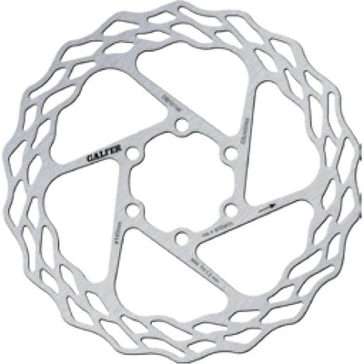 Galfer DB101W Fixed Wave 140 mm 6 dier strieborná