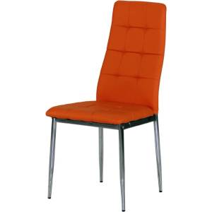 Bogdan Furniture Am Трапезен стол am-a-310 оранжева кожа