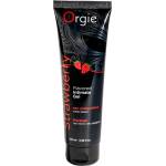Orgie Lube Tube Strawberry - Waterbased Lubricant - 3 fl oz / 100 ml