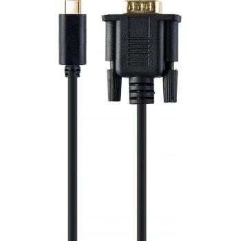 Gembird A-CM-VGAM-01 Адаптер USB-C към VGA-M 2 м черен (A-CM-VGAM-01)