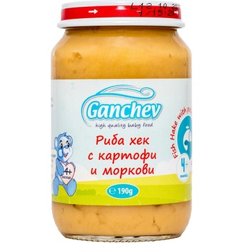 Ганчев пюре риба с картофи и моркови - 190 г
