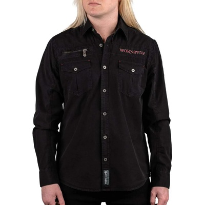 WORNSTAR мъжка риза с дълъг ръкав WORNSTAR - Seek And Destroy - WSBM-SADK