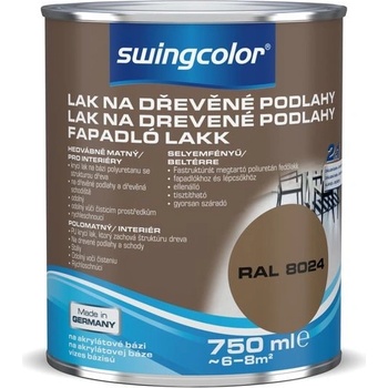Swingcolor Podlahový lak na dřevo, hnědobéžový, 750 ml 6160.T0750.8024