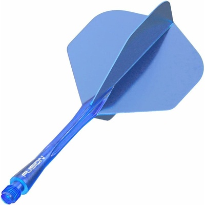 Winmau Fusion modré, štandardné a dlhé násadky 28 mm