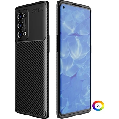 OPPO Reno6 Pro+ 5G Удароустойчив Litchi Skin Калъф и Протектор