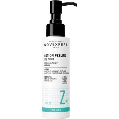 NOVEXPERT Trio-Zinc Peeling Night нощен пилинг лосион за лице с цинк за жени 115 мл