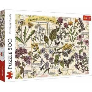 Trefl Puzzle 500 Herbarium: Trefl medicinal herbs