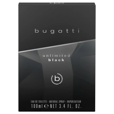 Bugatti Unlimited Black toaletní voda pánská 100 ml