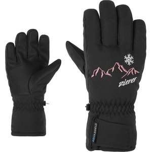 Ziener Детски ръкавици Ziener Kid's Lailla AS(R) Gloves - Black - размер 4, 5 (EU) (202-6614-0114)
