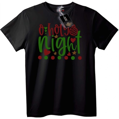 NOONEBRAND Тениска Коледа O Holy Night - L, White