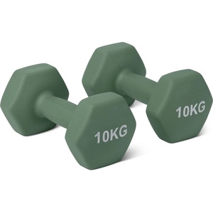 Amazon Basics Neoprene Dumbbell Weights Set, Pair of 10 kg - GND010 (GND010)