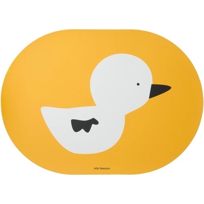 ASA Selection Prostírání Asa BUDDIES žluté s kačenkou 46x33cm