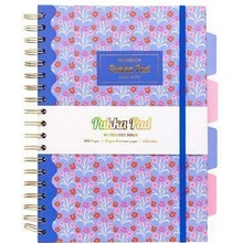 Pukka Pad Spirálový sešit Floral Project Book mix barev B5 linkovaný 100 listů