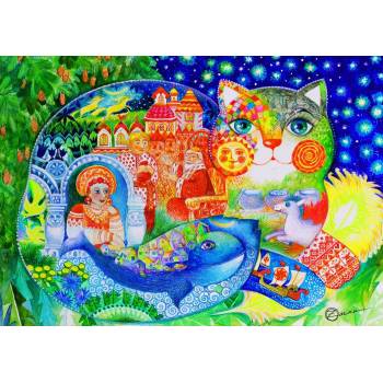 Image 1 of Bluebird Puzzle - Puzzle Russian Tale - 1 500 piese