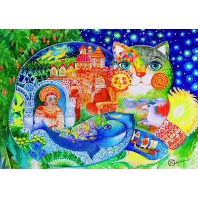 Bluebird Puzzle - Puzzle Russian Tale - 1 500 piese