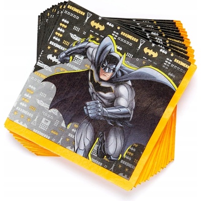 Amscan Papierové obrúsky 9915091 Batman 33x33 cm 20 ks