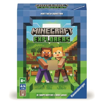 Ravensburger Настолна игра, Ravensburger, Minecraft Gra karciana Explorers, 110 карти, 2-4 играча, 8+ години (4005556225866) (4005556225866)