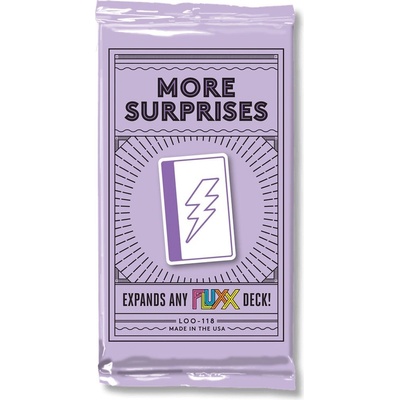 Looney Labs More Surprises Expansion for Any Fluxx Deck